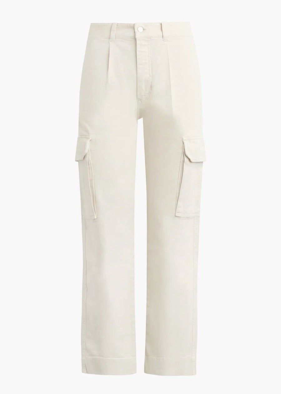 Women Joe's Jeans Denim | Precious Cargo Pant Double Cream