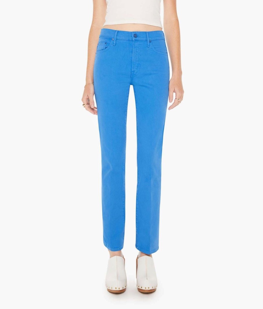 Women Mother Denim | Insider Flood Jeans In Princess Blue