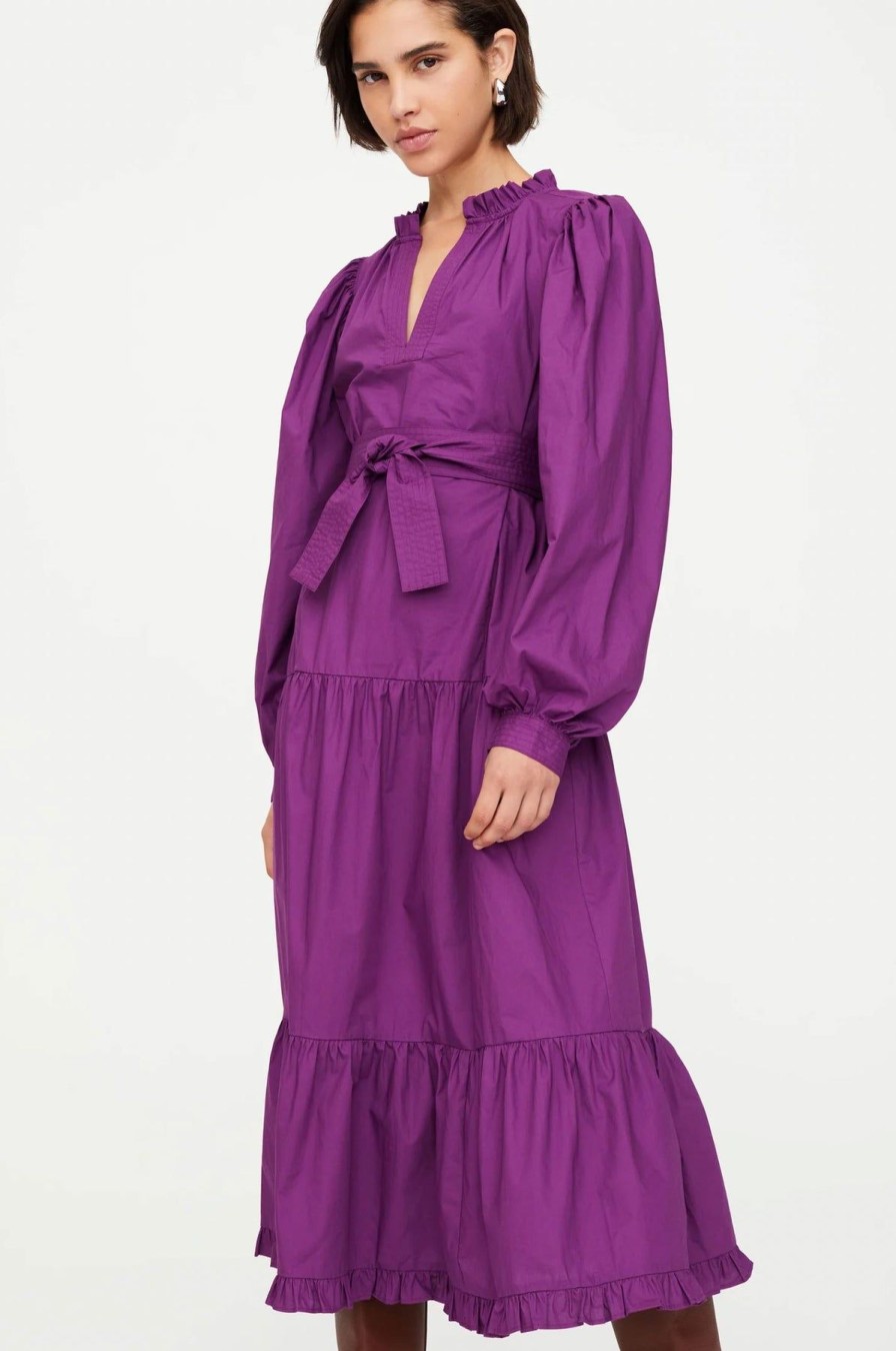 Women Marie Oliver Midi & Maxi | Mariah Dress Plum