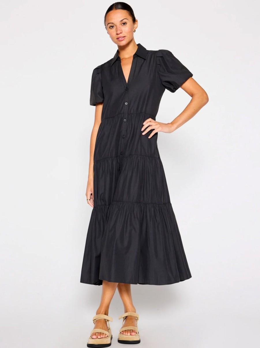 Women Brochu Walker Casual | Havana Dress Washed Black