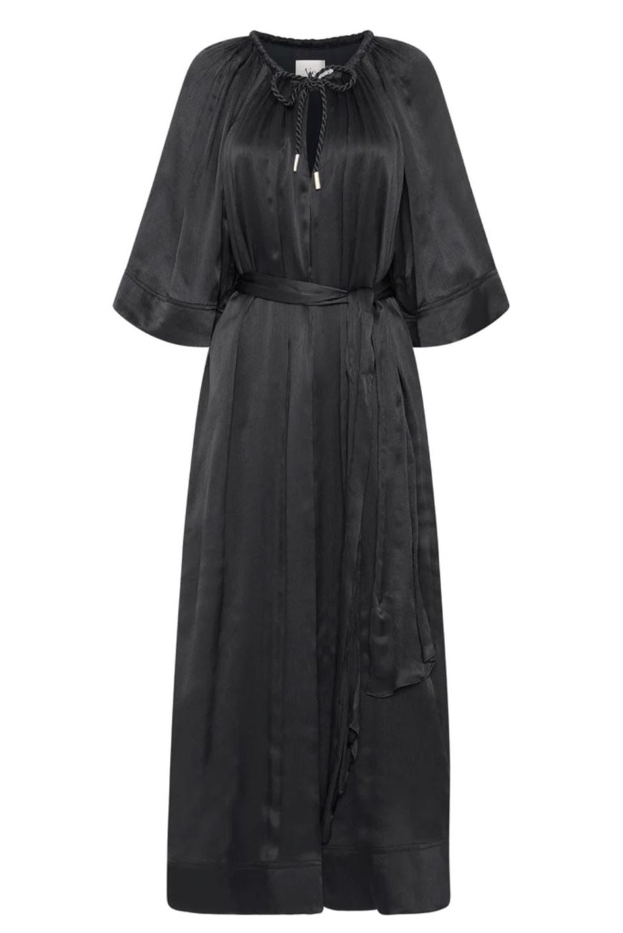 Women Aje. Midi & Maxi | Seraphina Smock Midi Dress Black