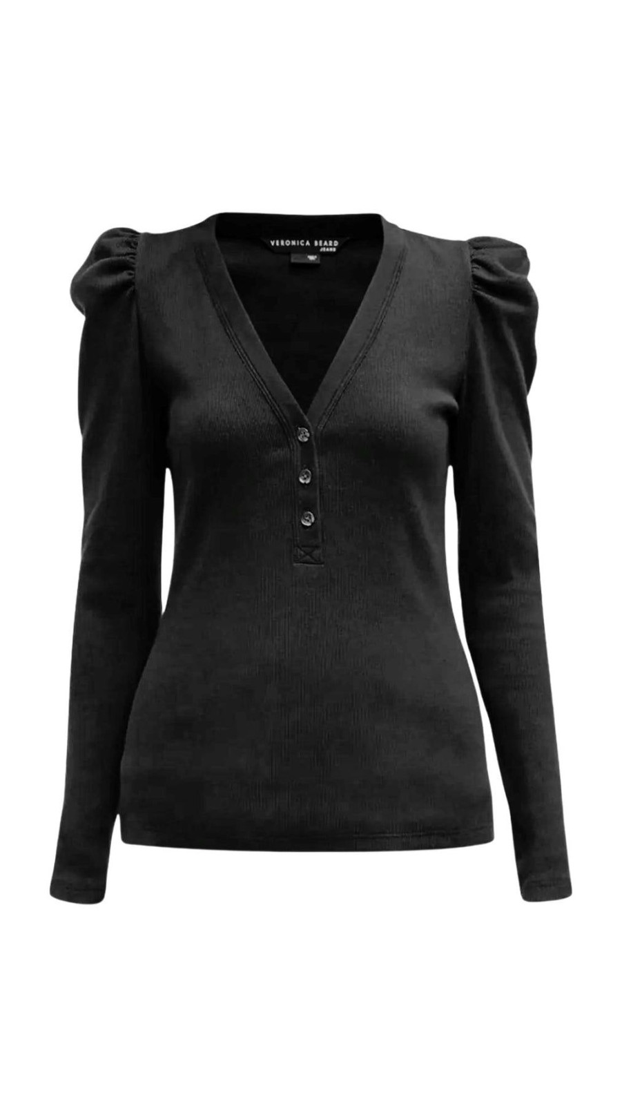 Women Veronica Beard Shirts & Blouses | Dekalb Top Black