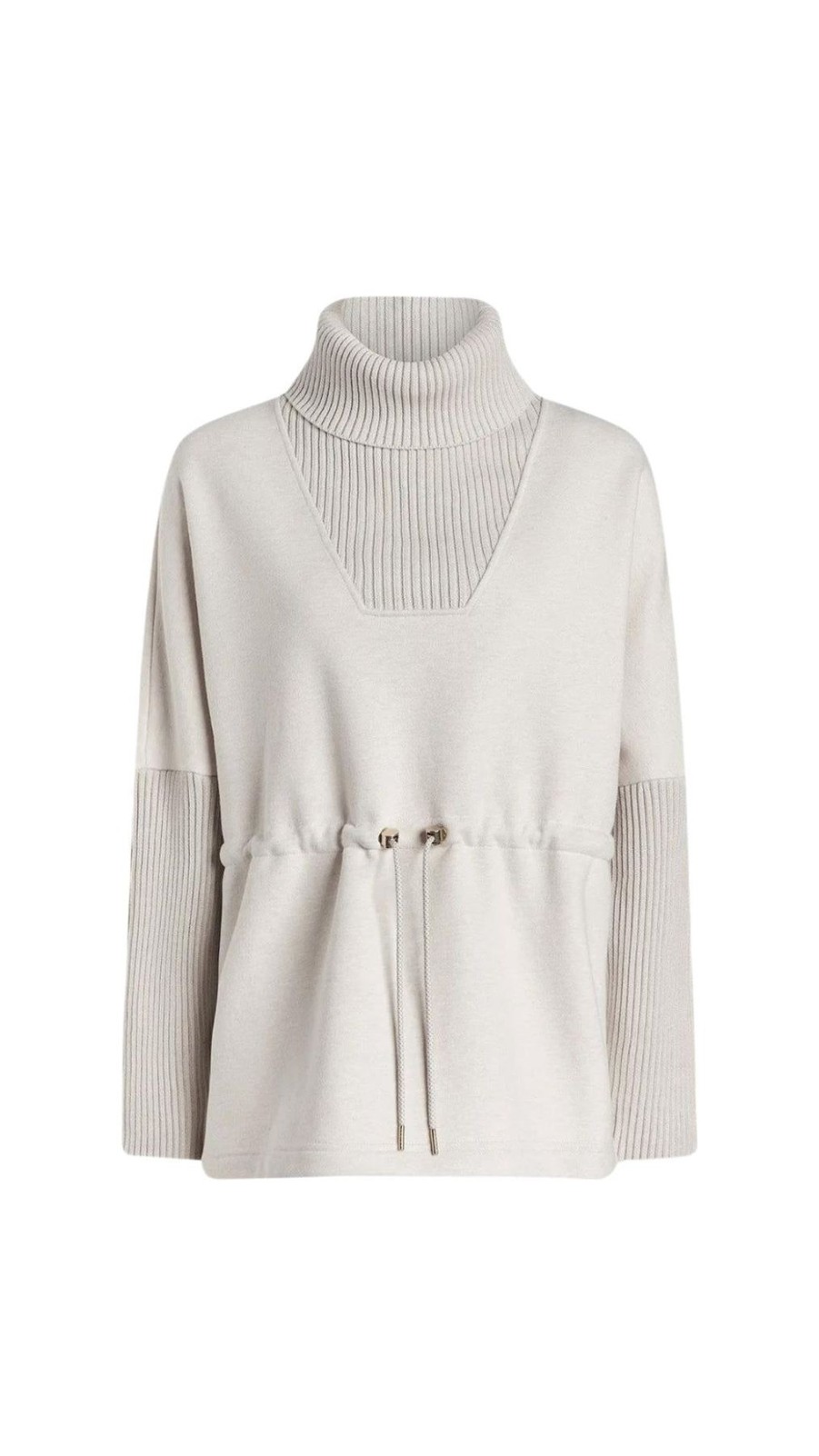 Women Varley | Cavello Longline Sweat Birch Marl