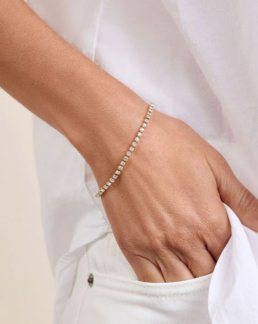 Women Gorjana Bracelets | Parker Shimmer Clasp Bracelet