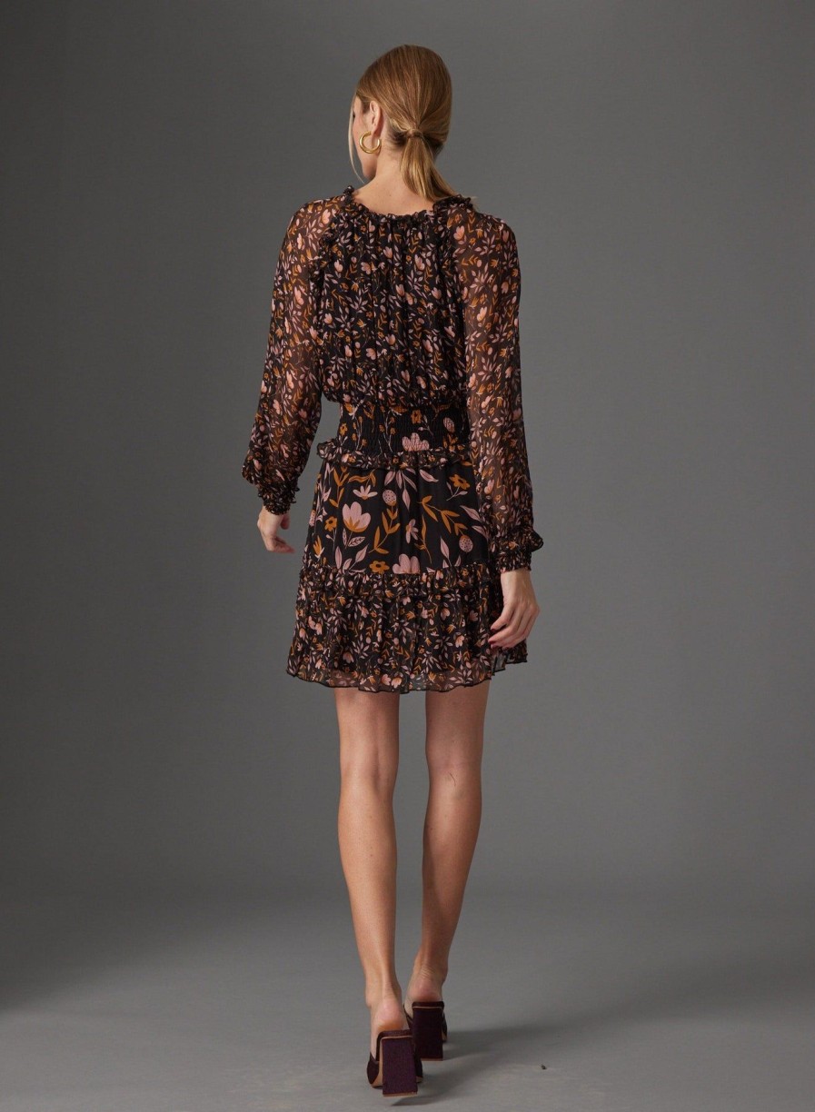 Women Gilner Farrar Mini | Raquel Dress Cascading Floral