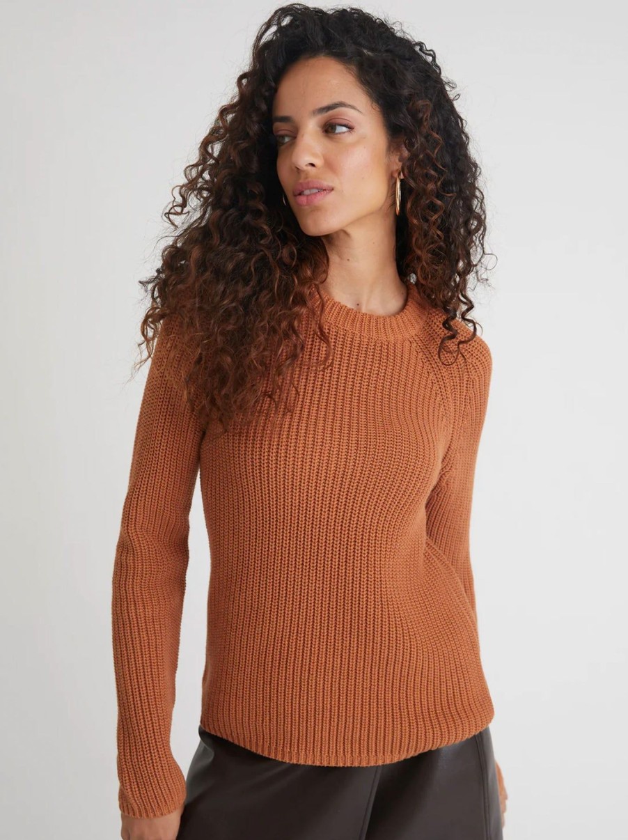 Women 525 America Sweaters | Jane Pullover Toasted Almond