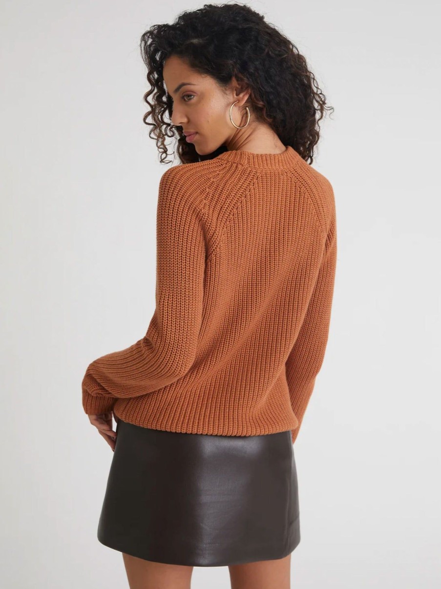 Women 525 America Sweaters | Jane Pullover Toasted Almond