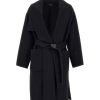 Women Mackage Cold Weather | Thalia Wool Coat Black