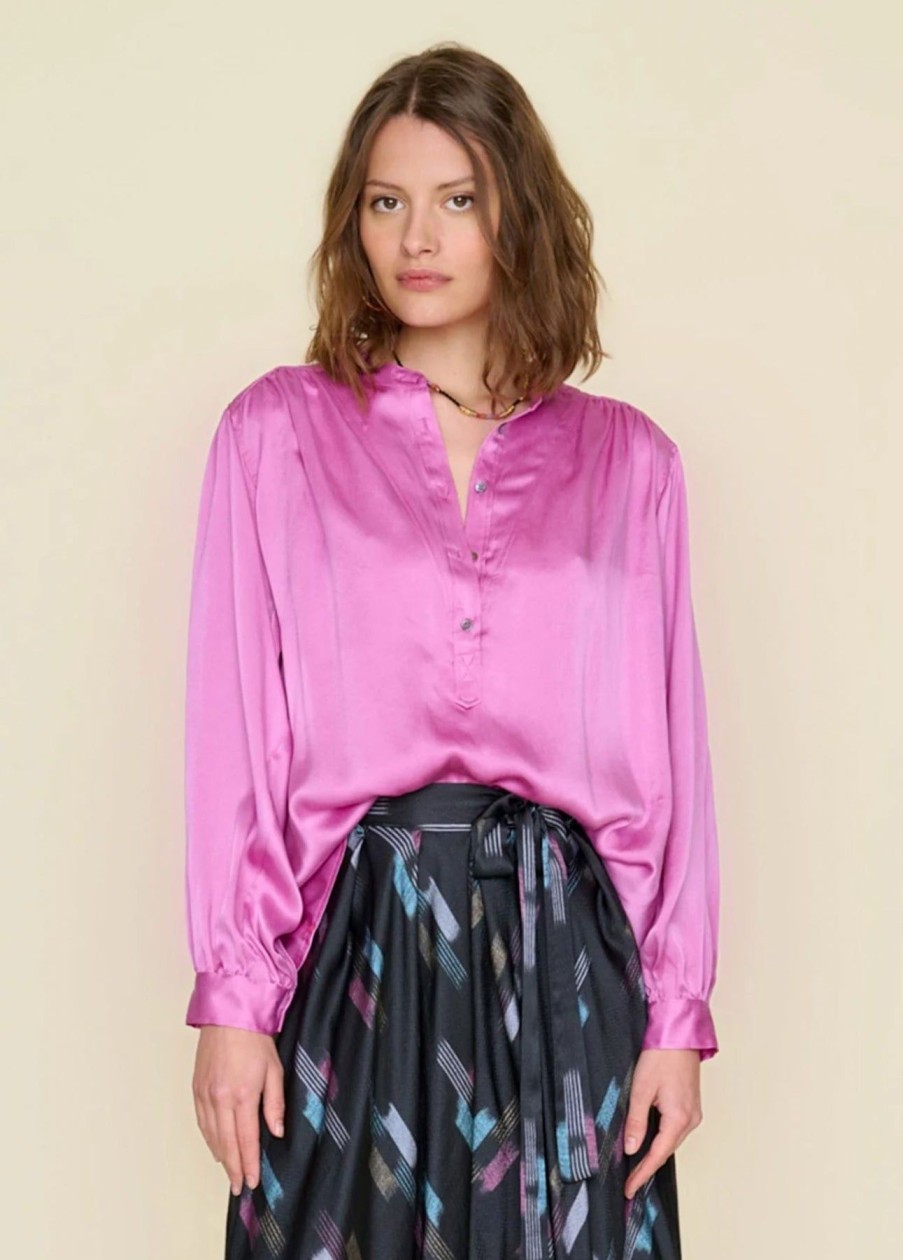 Women XÍRENA Shirts & Blouses | Greer Top Orchid Gem