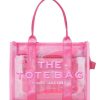 Women Marc Jacobs Handbags | The Large Mesh Tote Bag Candy Pink