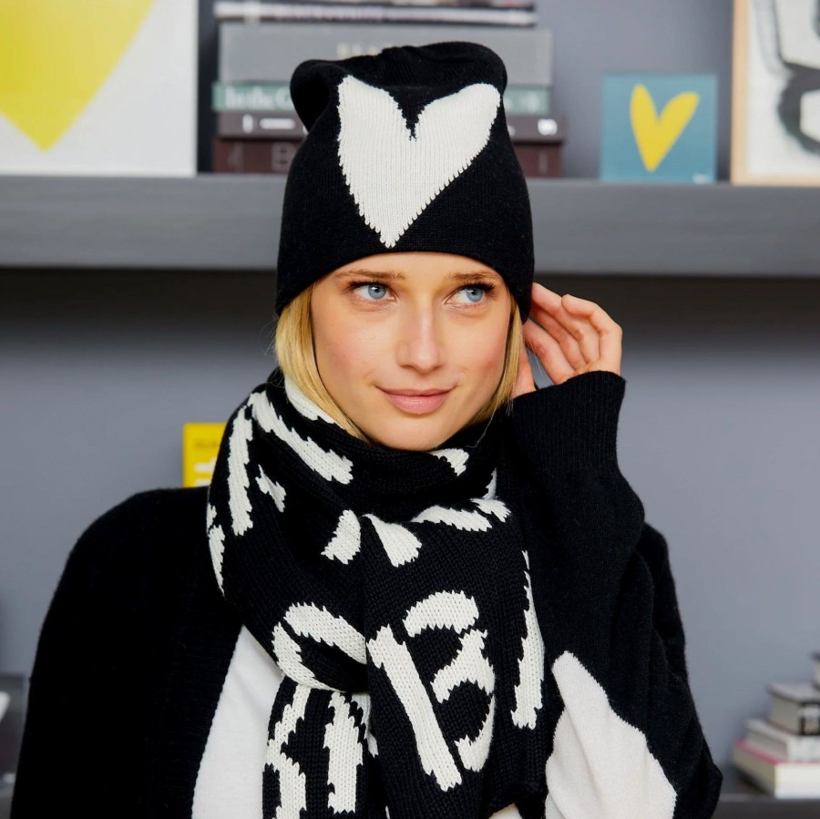 Women Kerri Rosenthal Hats | Beanie Imperfect Heart Abyss