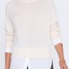 Women Brochu Walker Sweaters | Parson Crew Looker Almond White