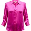 Women L'AGENCE Shirts & Blouses | Dani 3/4 Sleeve Blouse Star Ruby