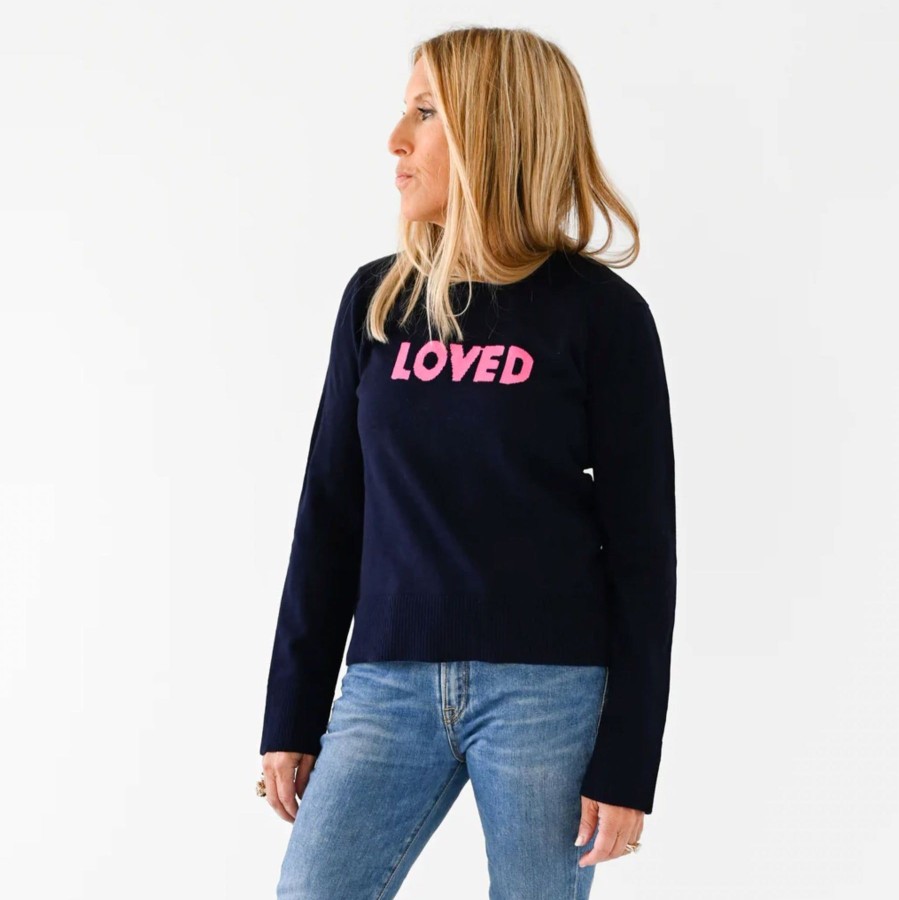 Women Kerri Rosenthal Sweaters | Liz Sweater Loved Indigo