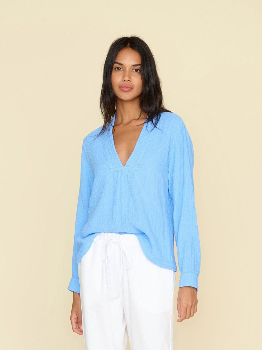 Women XÍRENA Shirts & Blouses | Hutton Top Sea Spring