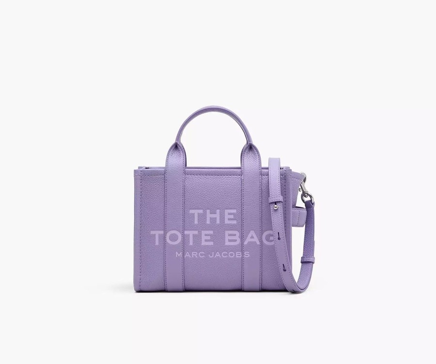 Women Marc Jacobs Handbags | Small Leather Tote Lavender