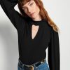 Women NATION LTD Shirts & Blouses | Shelby Cut Out Tee Jet Black