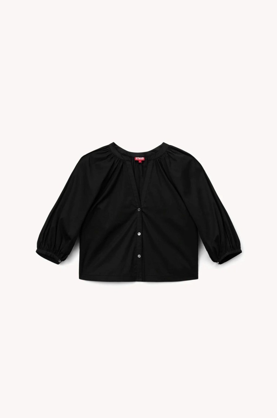 Women STAUD Shirts & Blouses | New Dill Top Black