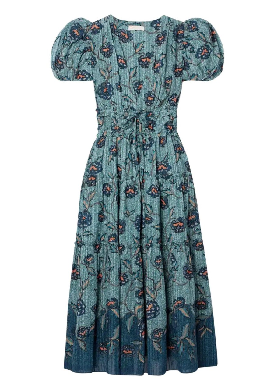 Women Ulla Johnson Wedding Guest | Eloisa Dress Cornflower