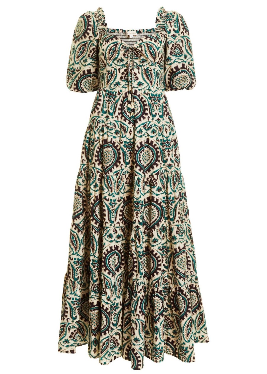 Women Love The Label Midi & Maxi | Chelsea Dress Sara Print Spruce