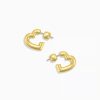 Women Gorjana Earrings | Lou Statement Heart Huggies