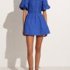 Women Faithfull The Brand Vacation | Belladonna Mini Dress Glacial Blue