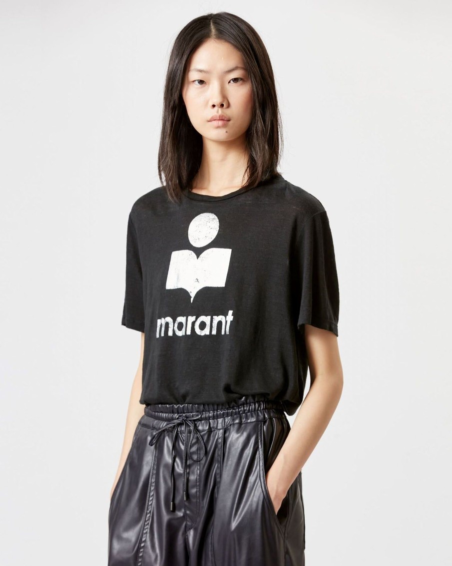 Women Isabel Marant Etoile | Zewel Tee Black