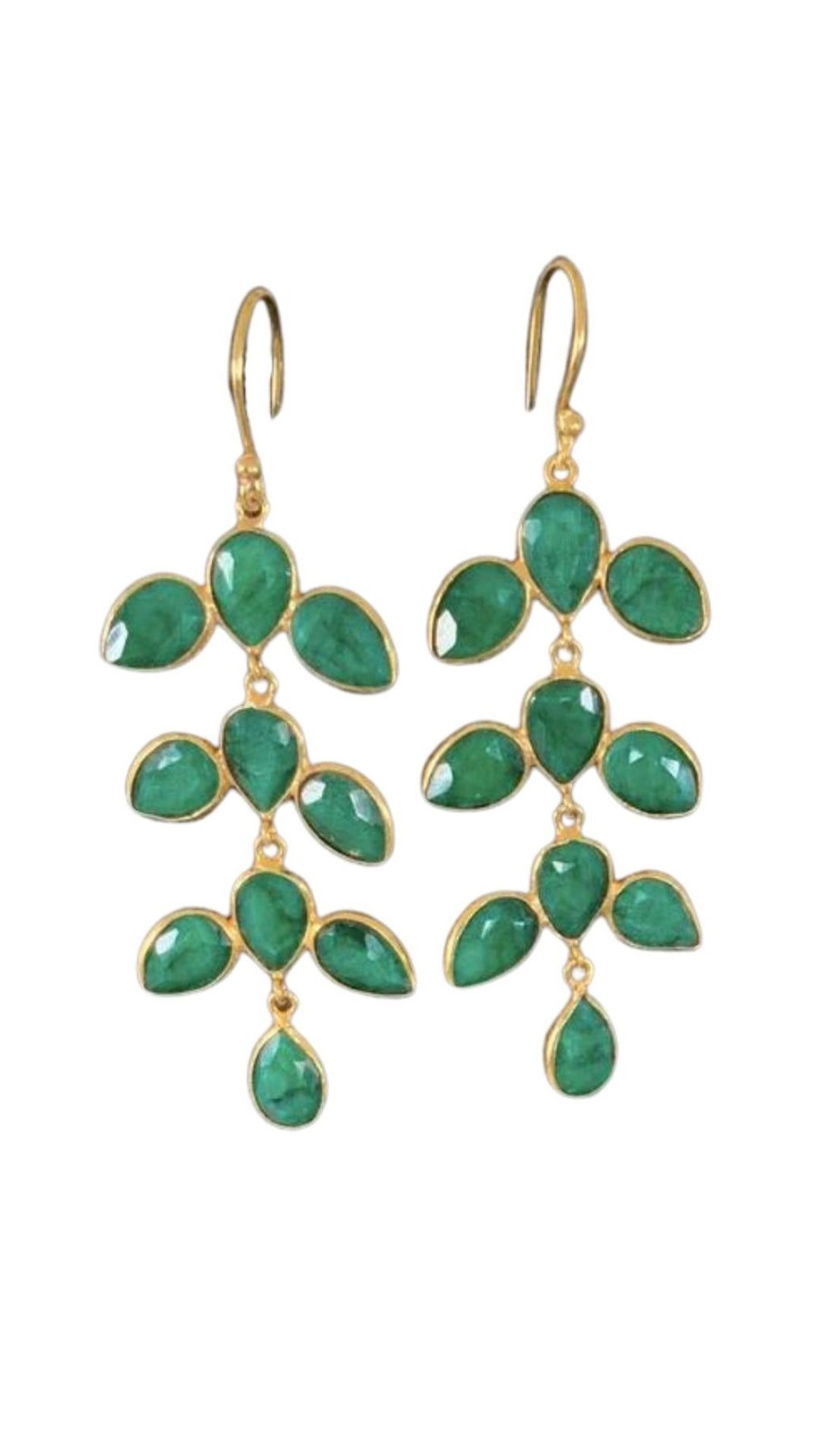 Women Diaperis Paris Earrings | Noa Emerald Quartz Earrings