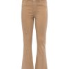 Women L'AGENCE Denim | Kendra High Rise Crop Flare Cappuccino Coated