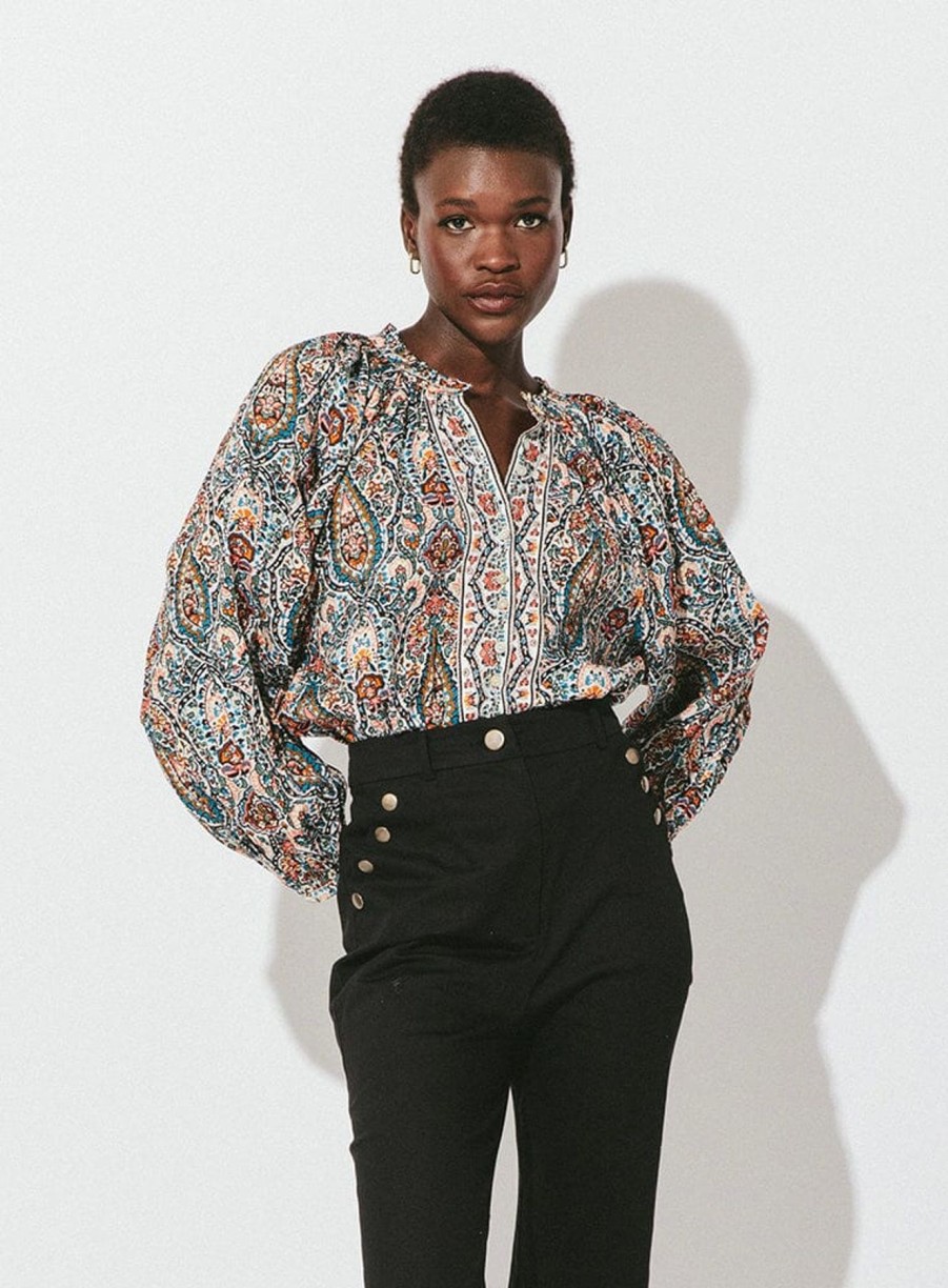 Women Cleobella Shirts & Blouses | Fabiola Blouse Meadow