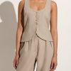 Women Faithfull The Brand Shirts & Blouses | Stanze Vest Natural