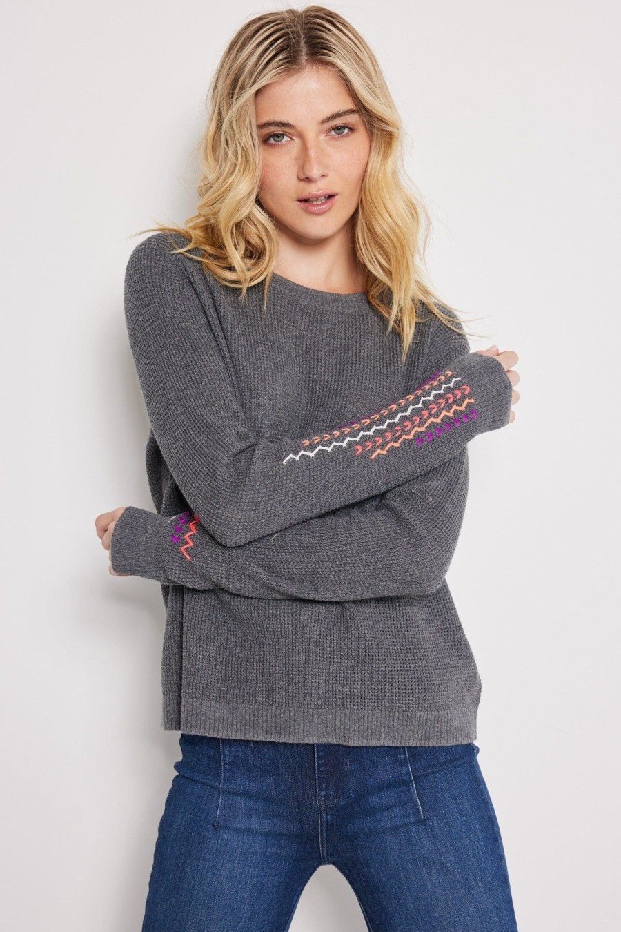 Women Lisa Todd Sweaters | Let'S Meet Sweater Char