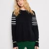 Women Lisa Todd Sweaters | Team Spirit Sweater Onyx