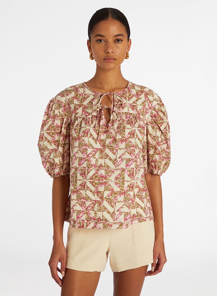 Women Marie Oliver Shirts & Blouses | Mable Top Everglade