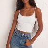 Women Z Supply Shirts & Blouses | Madeira So Smooth Cami White