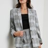 Women Rails Blazers | Stanton Jacket Cocoa Sky Check