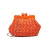 Women Uniquities Handbags | Naomi Clutch Orange