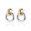 Women Jenny Bird Earrings | Puffy Faye Knockers Two Tone