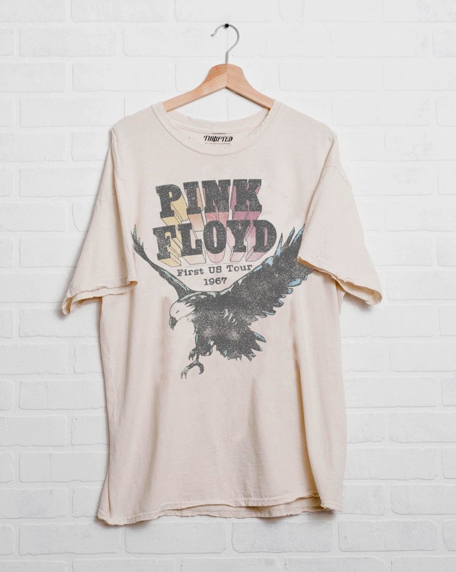 Women Uniquities Tees & Tanks | Pink Floyd Eagle Tee Off White