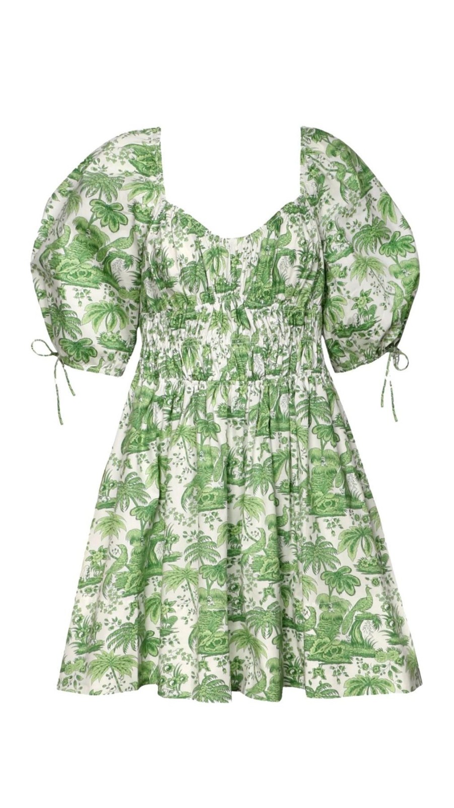 Women STAUD Vacation | Mini Faye Dress Clover Toile