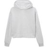 Women Perfect White Tee | Iggy Cash Hoodie Heather Grey