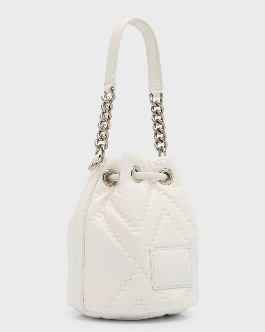 Women Marc Jacobs Handbags | The Quilted Leather J Marc Bucket Bag Cotton