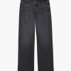 Women FRAME Denim | Le Jane Crop Jeans Obsidian