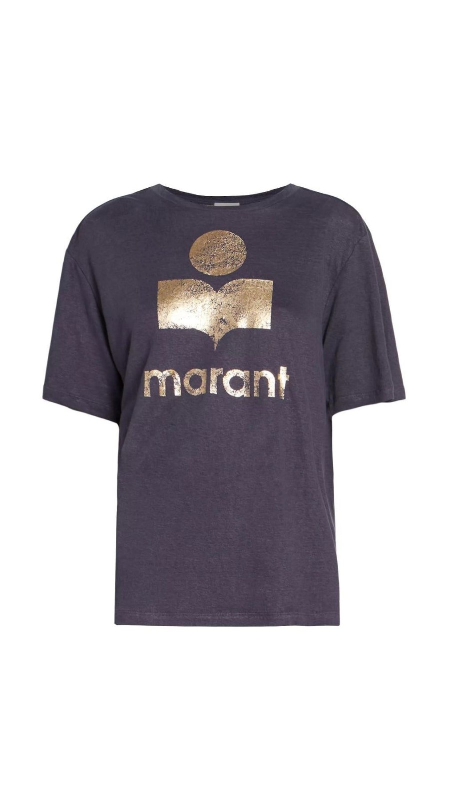 Women Isabel Marant Etoile Tees & Tanks | Zewel Tee Faded Night/Gold