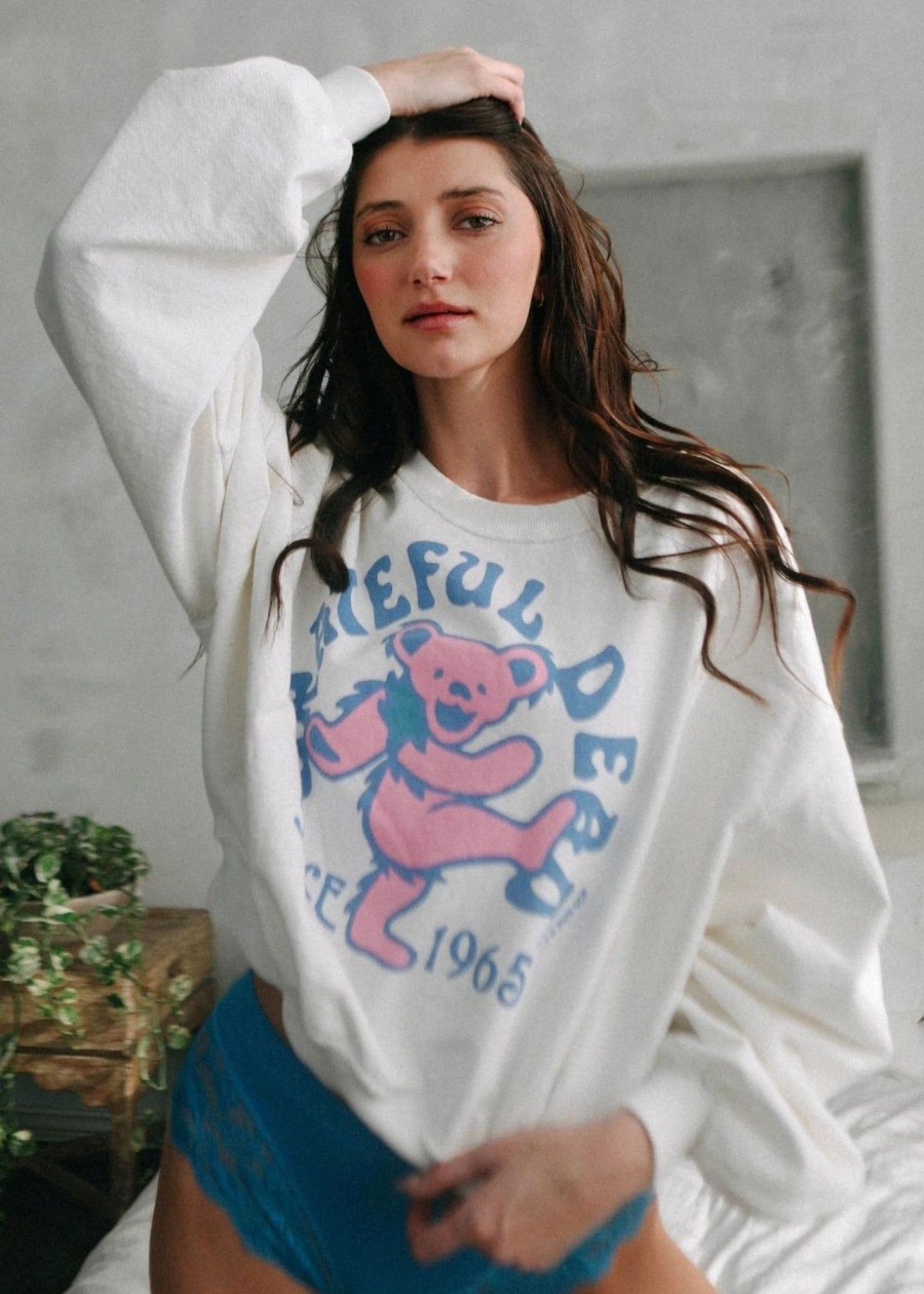 Women Uniquities | Grateful Dead 1965 Sweatshirt White