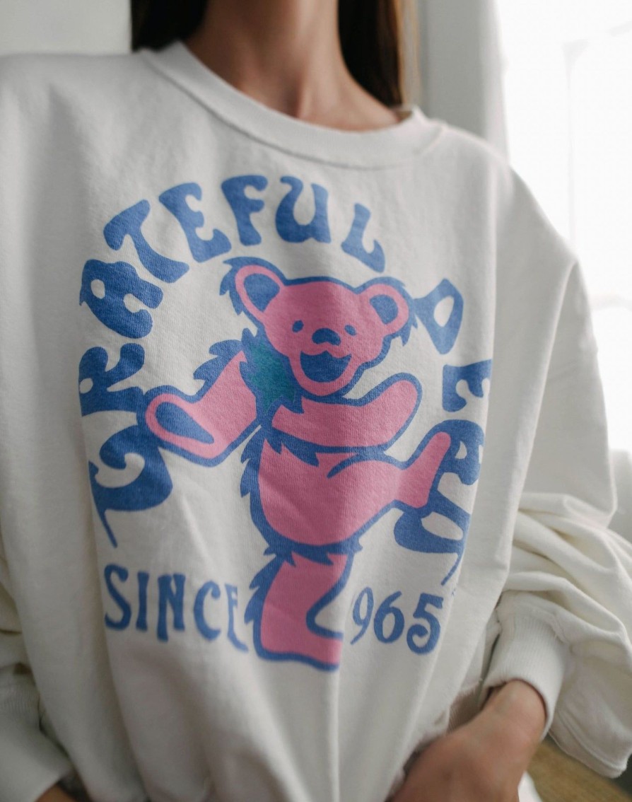 Women Uniquities | Grateful Dead 1965 Sweatshirt White