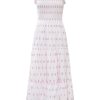 Women Anna Rae Midi & Maxi | Olivia Smocked Dress Ivory