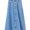 Women XÍRENA Skirts | Gerri Denim Skirt Blue Jay