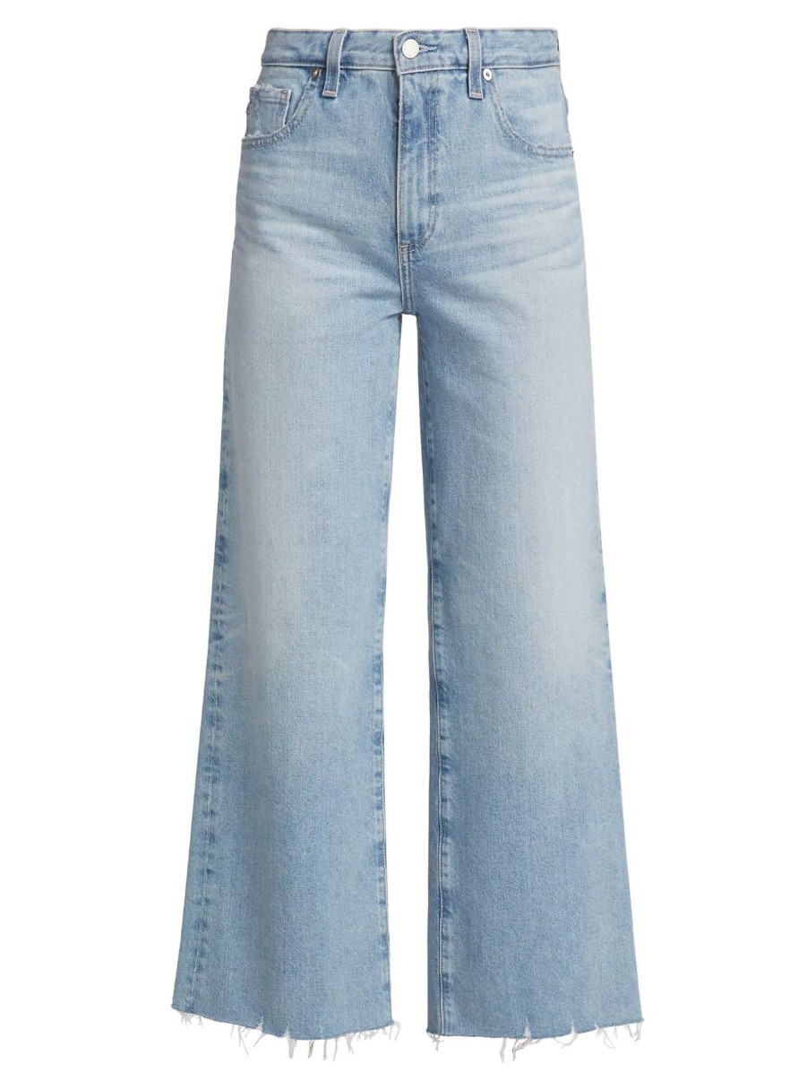 Women AG Adriano Goldschmied Denim | Saige Wide Leg Crop Jeans Chateau