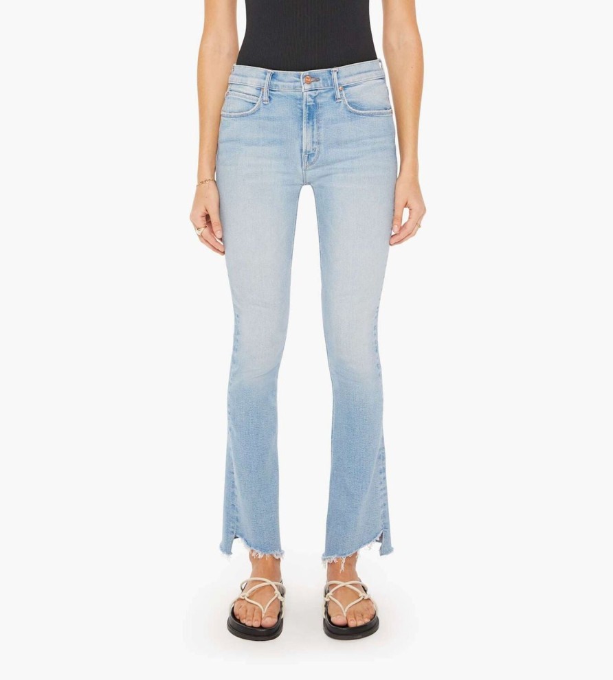 Women Mother Denim | Runaway Step Fray Jeans In California Cruiser